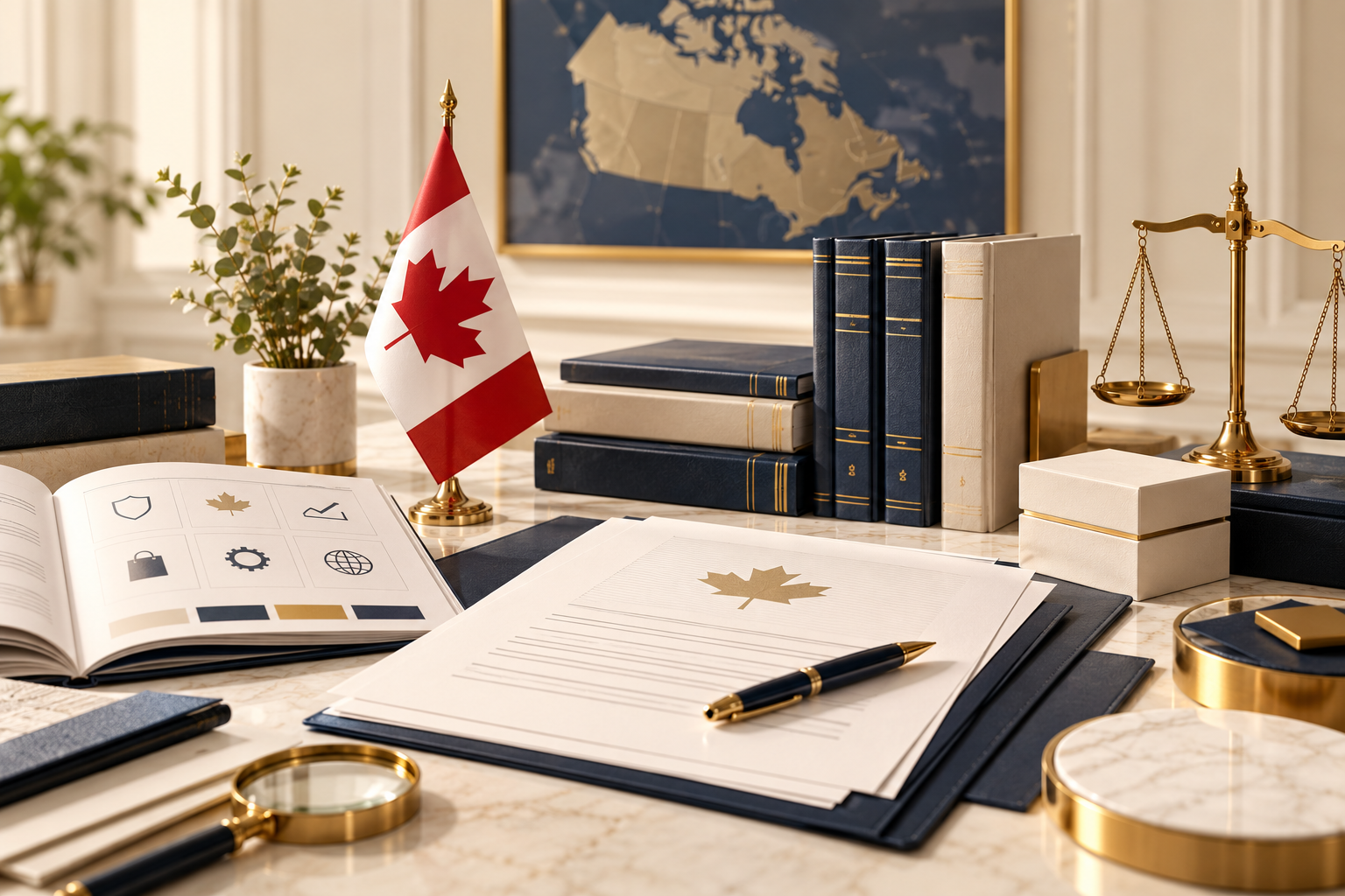 Canadian trademark registration and brand protection workspace