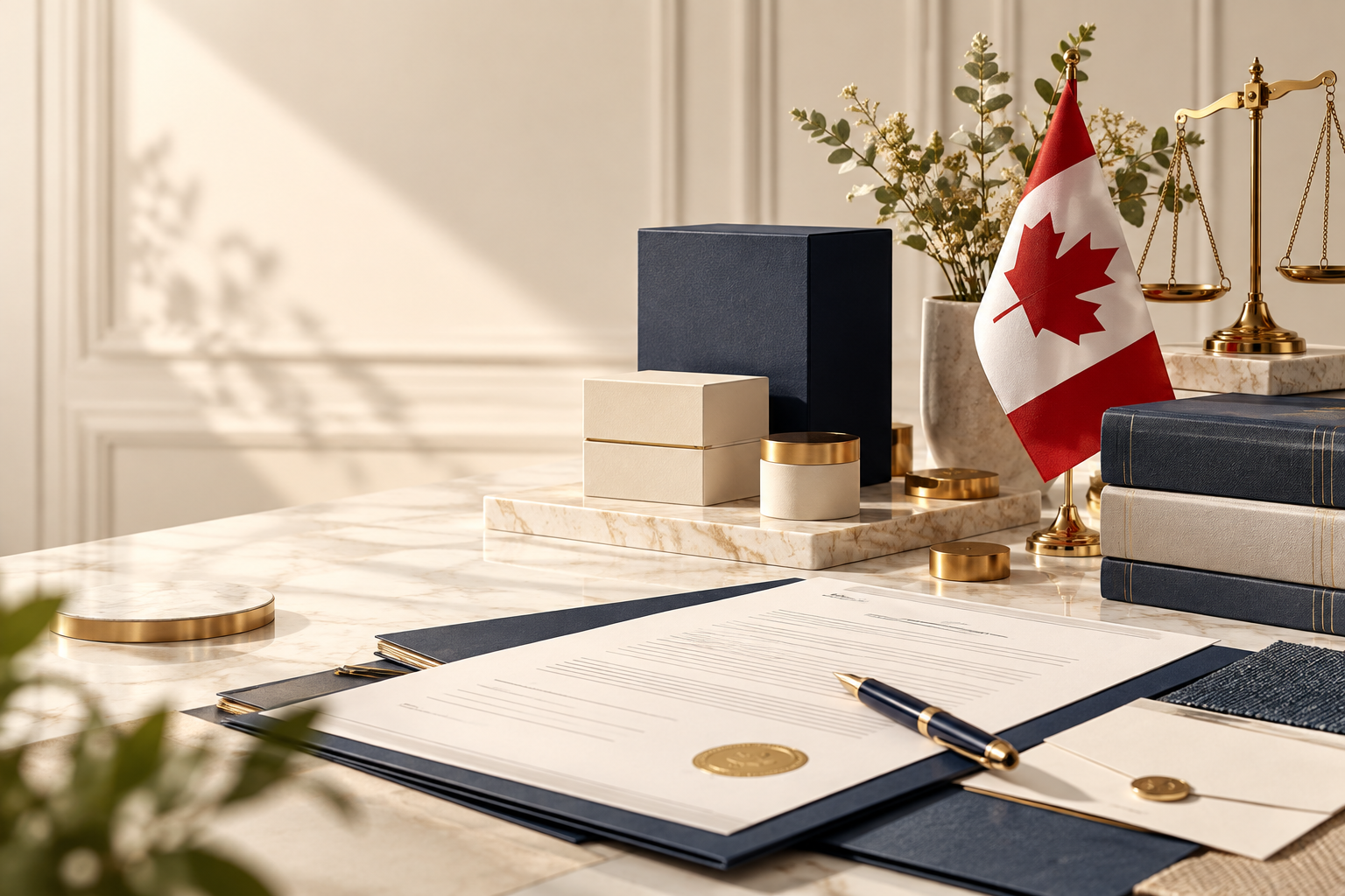 Canadian trademark services and brand protection workspace
